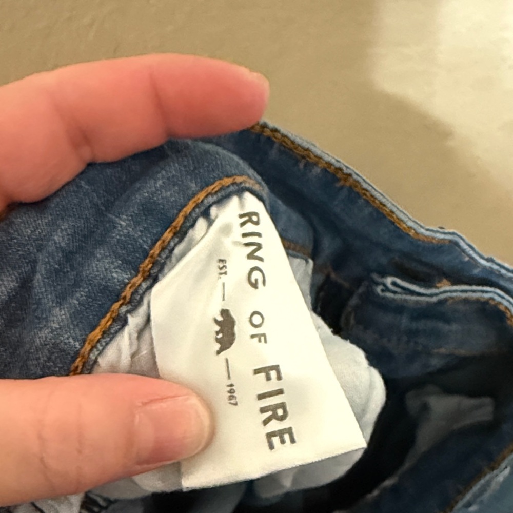 Ring of fire Men's Blue Jeans - Picture 6 of 7